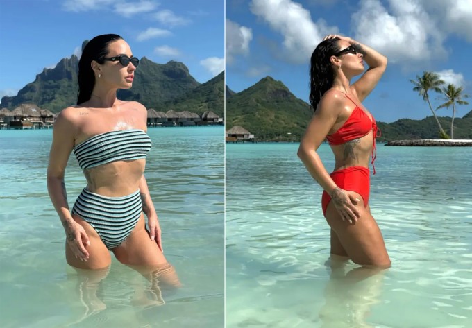 Demi Lovato trong kỳ nghỉ.