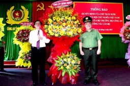 Giám đốc Công an tỉnh Bình Định được thăng hàm thiếu tướng