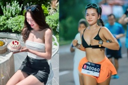 Hot girl làng chạy Khánh Ly khoe vai trần váy ngắn xinh đẹp, Vy Phan có biểu cảm hài hước