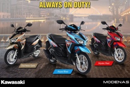 Kawasaki trình làng xe ga giá rẻ chỉ 36 triệu đồng, cạnh tranh Honda Airblade