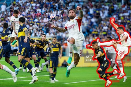 Otamendi ghi bàn bị la ó, trở thành "phản diện" trận bạo lực Boca Juniors - Benfica