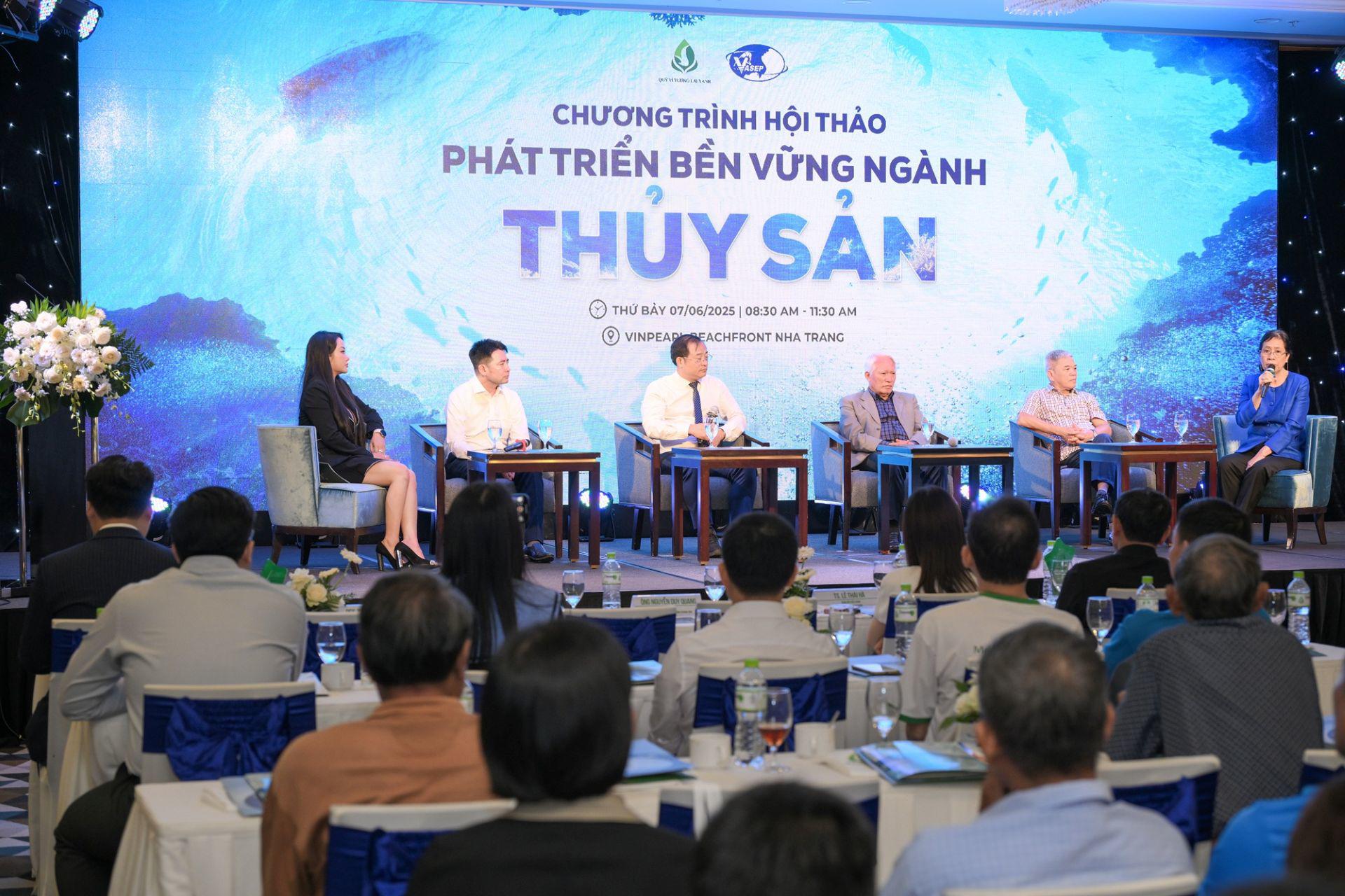 Các chuyên gia thảo luận chuyên sâu về các giải pháp phát triển bền vững cho ngành thủy sản
