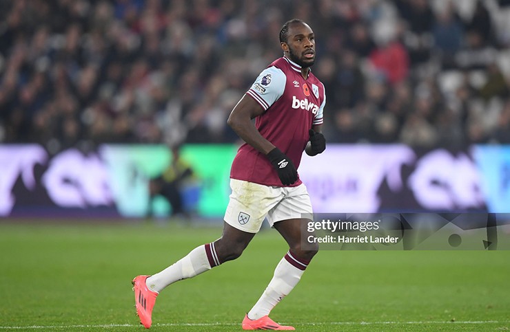 Michail Antonio trong màu áo&nbsp;West Ham