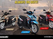 Kawasaki trình làng xe ga giá rẻ chỉ 36 triệu đồng, cạnh tranh Honda Airblade