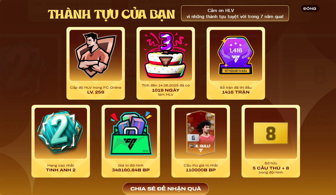 FC Online mừng sinh nhật 7 tuổi: Tặng thẻ Quang Hải Prime cùng hàng loạt quà xịn tri ân game thủ Việt Nam - 3