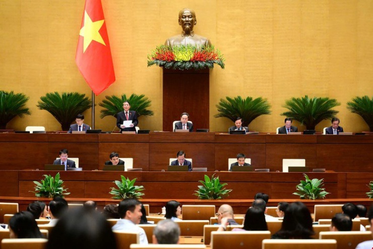 Phó Chủ tịch Quốc hội Nguyễn Đức Hải điều hành nội dung thảo luận.