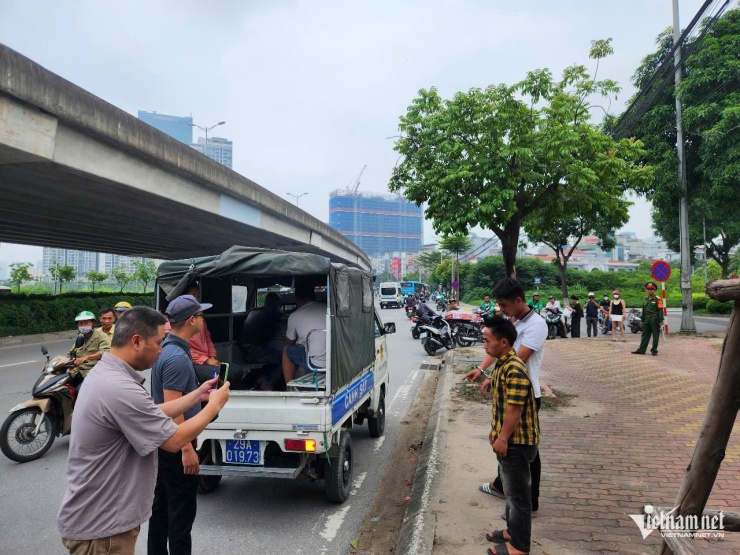 Cơ quan công an dựng lại hiện trường vụ việc