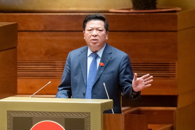 Bộ trưởng Bộ Xây dựng Trần Hồng Minh. Ảnh: PHẠM THẮNG