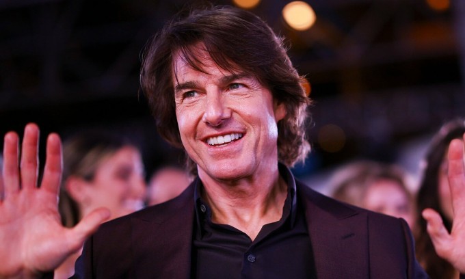 Tom Cruise ở một buổi ra mắt phim "Mission: Impossbile 8". Ảnh: THR