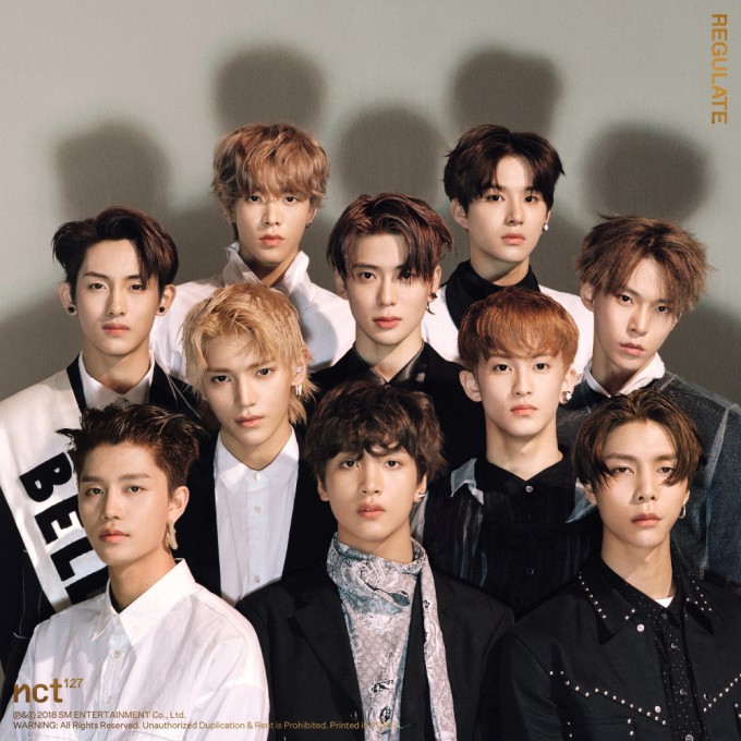 Nhóm nhạc NCT 127 trong thời kỳ quảng bá album 'Regulate' (2018). Ảnh: KB