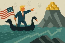 Vàng đang thay thế đồng USD làm đồng tiền dự trữ toàn cầu