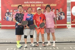 Giải pickleball độc lạ " Đại náo Thiên Đình " : " Táo " Tự Long, ca sỹ Tuấn Hưng gây sốt