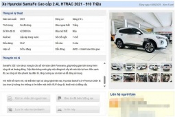 Hyundai Santa Fe cũ được rao đầy chợ mạng, giữ giá tốt