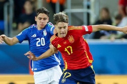 Video bóng đá U21 Tây Ban Nha - U21 Italia: Hiệp 2 nghẹt thở, phân định ngôi đầu (U21 châu Âu)