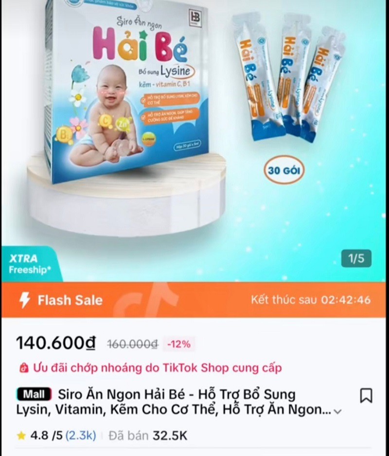Sản phẩm này đã bán tới 32,5 nghìn lượt trên nền tảng TikTok chỉ trong vài tháng (Ảnh chụp màn hình)