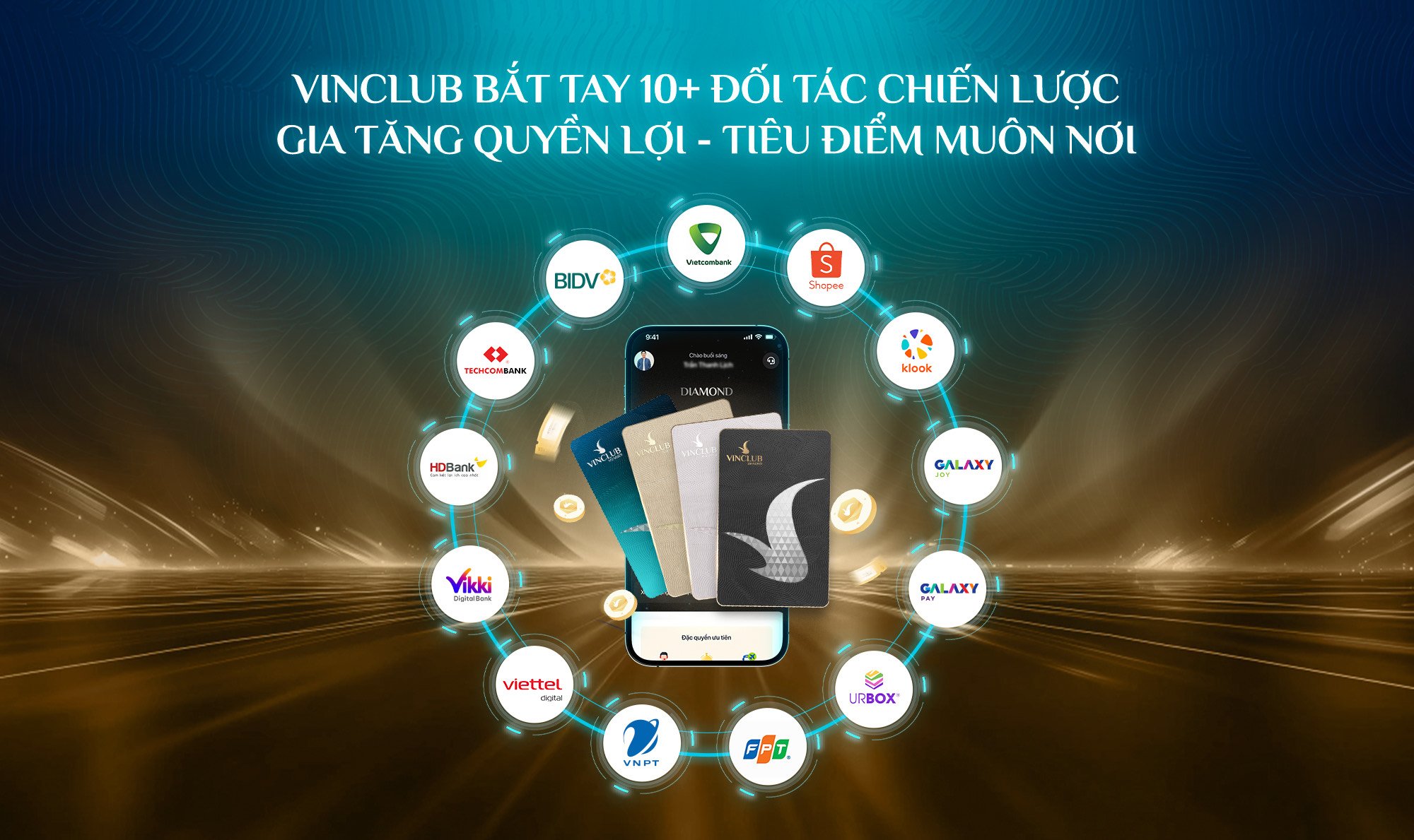 Việc VinClub hợp tác chiến lược với hơn 10 đối tác hàng đầu giúp gia tăng quyền lợi, trải nghiệm cho các thành viên
