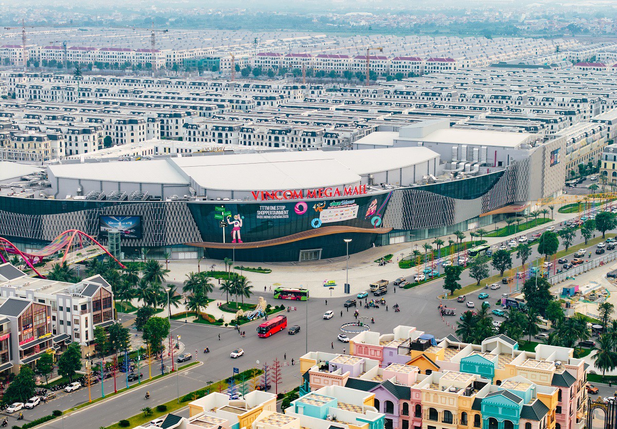 Vincom Mega Mall Ocean City lộ diện các thương hiệu góp mặt trong diện mạo mới.