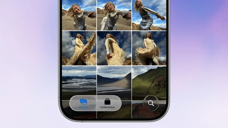 Giao diện ứng dụng Ảnh mới trên iOS 26.