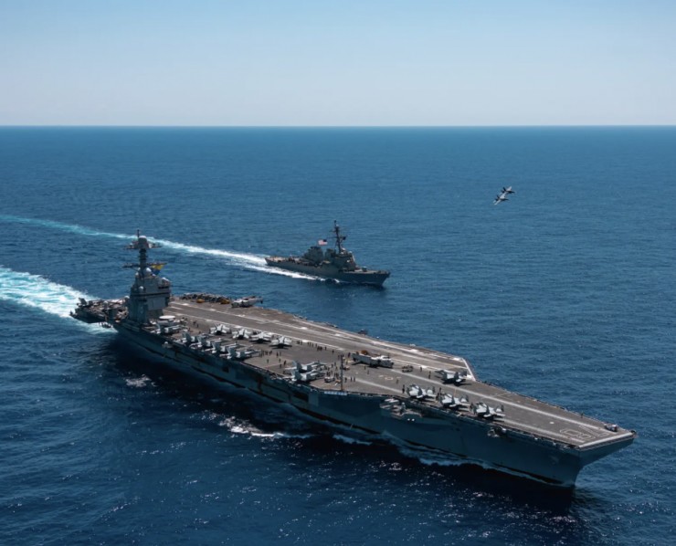 Tàu sân bay lớn nhất thế giới USS Gerald R. Ford. Ảnh: USS Gerald R. Ford (CVN 78)