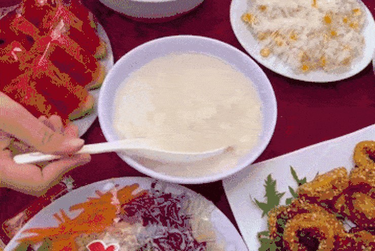 Đặc sản trắng như sữa trong mâm cỗ Vĩnh Phúc béo ngậy, chan cơm ăn thanh mát
