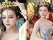 Cô dâu ở TPHCM xinh như búp bê, đầu đội vương miện làm từ 10 cây vàng
