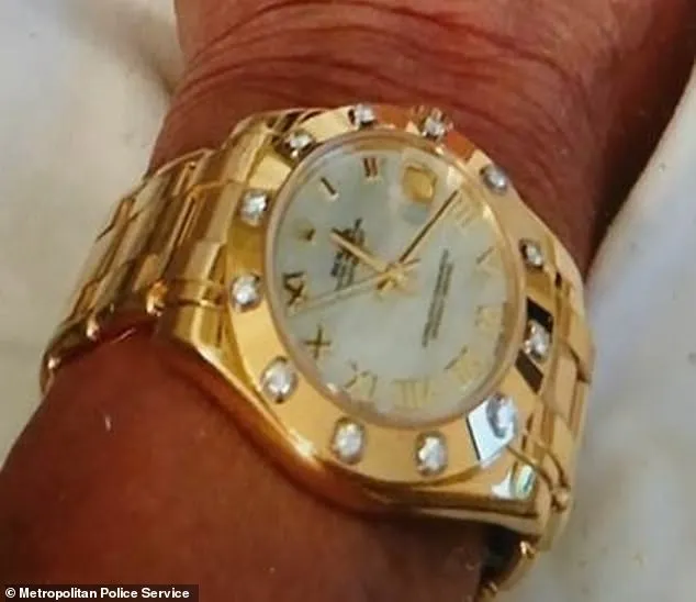 Chiếc đồng hồ Rolex bị mất của nữ đạo diễn.