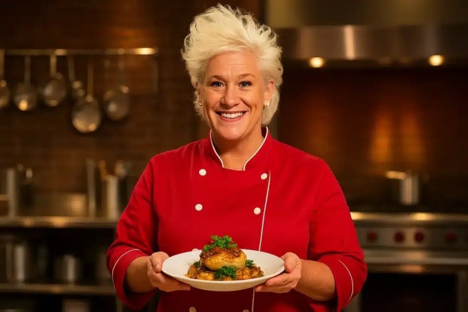 Anne Burrell nổi tiếng qua hàng loạt show đầu bếp nổi tiếng ở Mỹ.