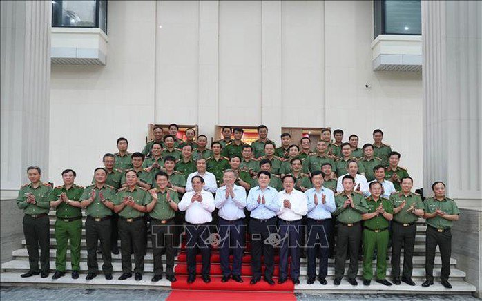 Các đại biểu dự Hội nghị Đảng ủy Công an Trung ương 6 tháng đầu năm 2025 - Ảnh: TTXVN
