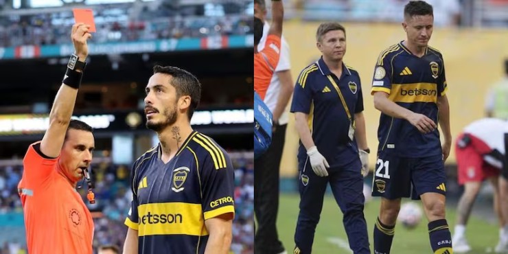2 cầu thủ Boca Juniors lĩnh án treo giò 4 trận vì thẻ đỏ