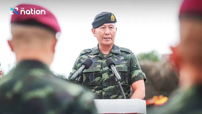 Ông Pana Klaewblaudtuk, Tổng tư lệnh Quân đội Hoàng gia Thái Lan (ảnh: Nation Thailand)