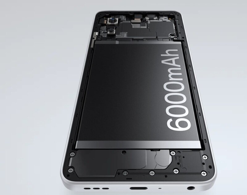 Viên pin lớn giúp OPPO A5x có thể hoạt động liên tục từ 1,5 - 2 ngày