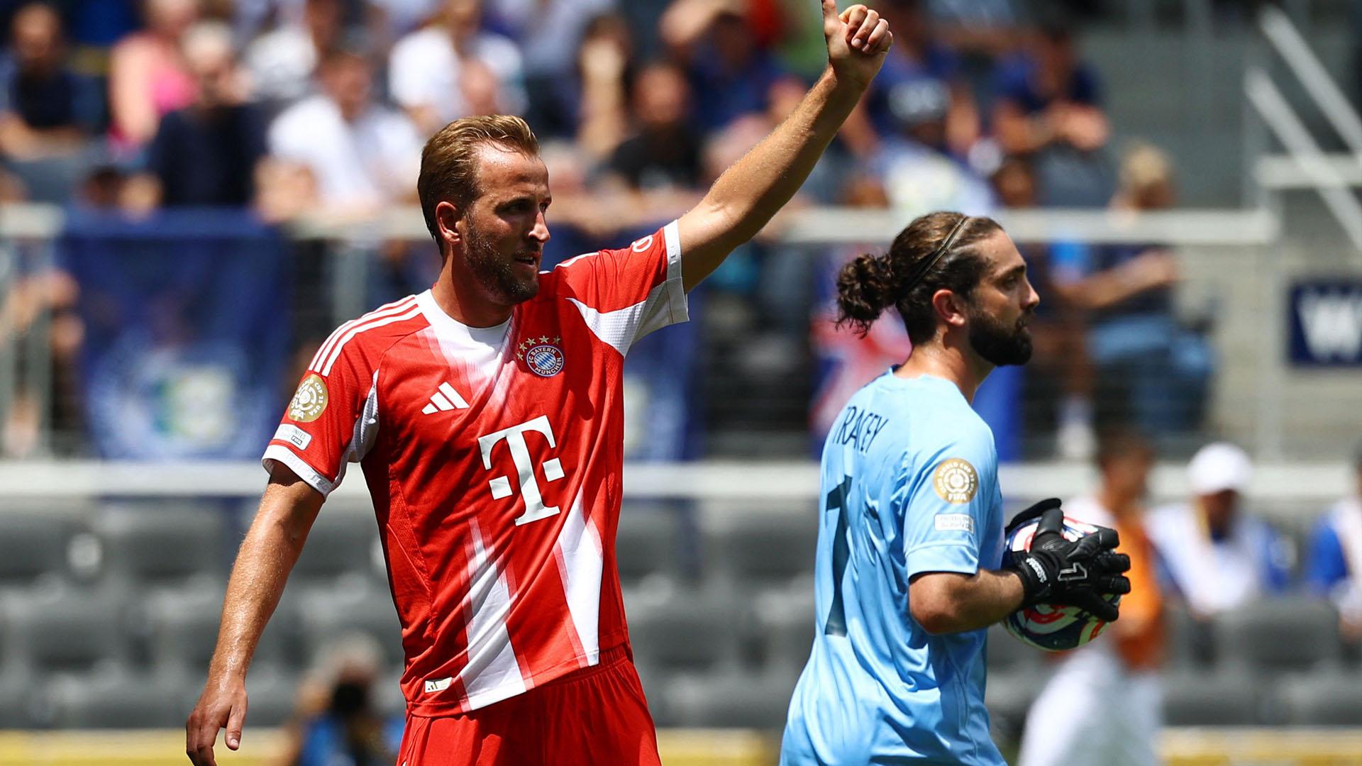 Kane chưa “mở tài khoản” ở FIFA Club World Cup 2025. (Ảnh: REUTERS)