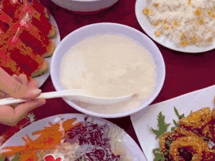 Đặc sản trắng như sữa trong mâm cỗ Vĩnh Phúc béo ngậy, chan cơm ăn thanh mát