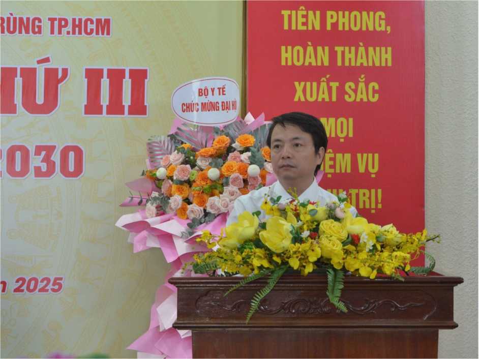 Đồng chí Phạm Nam Vĩnh An, Ủy viên ban Thường vụ Quận ủy, Trưởng Ban Tổ chức Quận ủy