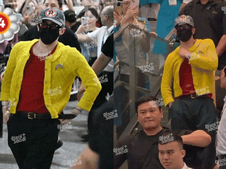 ĐÂY RỒI: G-Dragon đã xuất hiện, cả Nội Bài bùng nổ!
