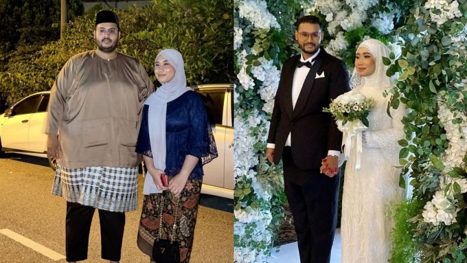 Amri trước và sau khi giảm cân. Ảnh: Instagram Rifdi Amri