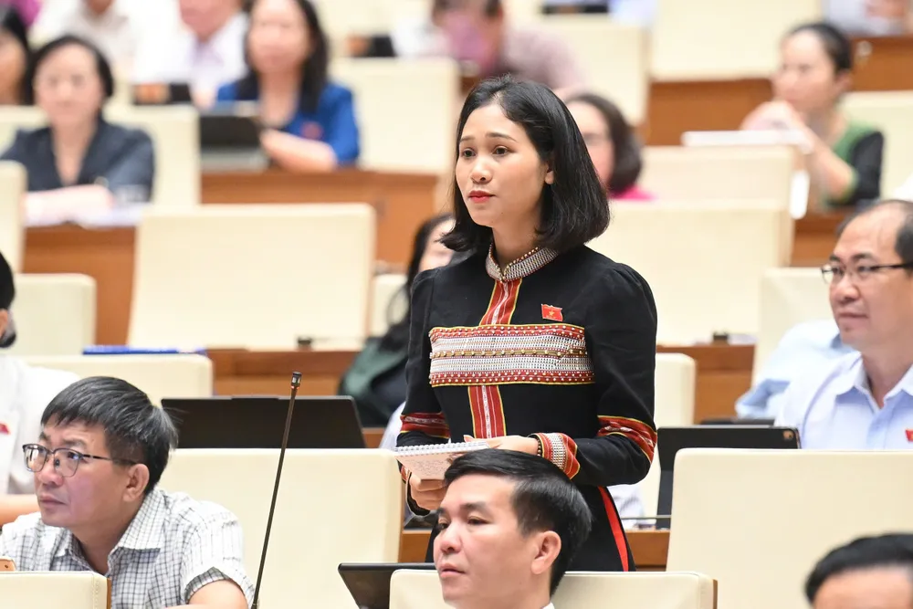 Đại biểu Nàng Xô Vi (Kon Tum). Ảnh: QH