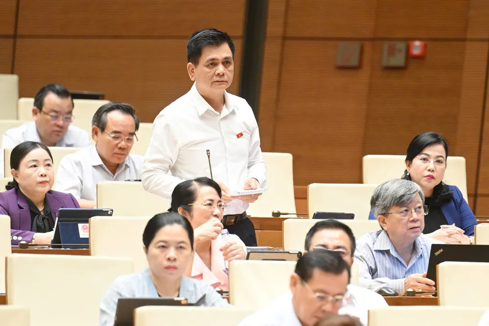 Đại biểu Nguyễn Lâm Thành (Thái Nguyên). Ảnh: QH