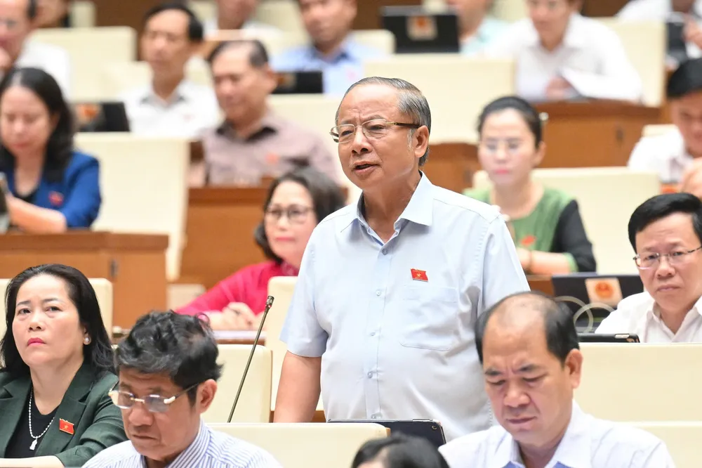 Đại biểu Nguyễn Văn Thân (Thái Bình). Ảnh: QH