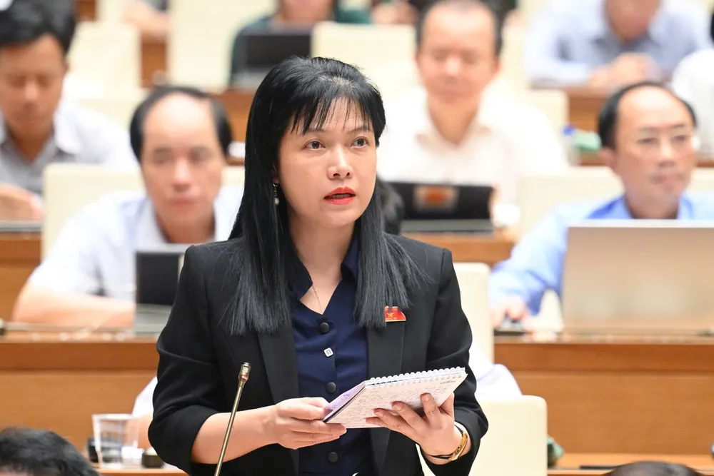 Đại biểu Tạ Thị Yên (Lai Châu). Ảnh: QH