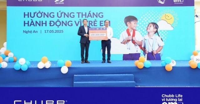 Chubb Life tiếp thêm động lực cho trẻ em khó khăn nhân tháng hành động vì trẻ em