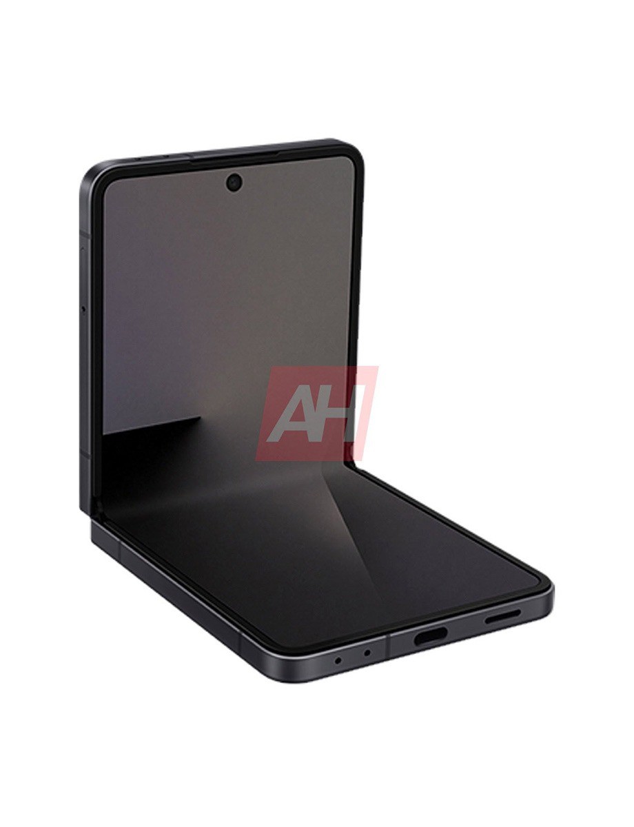 Hình ảnh render Galaxy Z Flip 7 màu Jet Black 