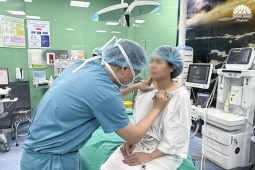 Làm thế nào để hạn chế sẹo sau mổ cho bệnh nhân phẫu thuật ung thư tuyến giáp?