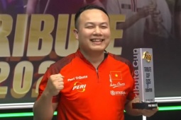 Vang dội bi-a Việt Nam: Anh Tuấn  " TKon "  hạ số 5 thế giới 13-4, vô địch Peri Cup 2025