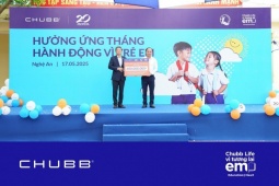 Chubb Life tiếp thêm động lực cho trẻ em khó khăn nhân tháng hành động vì trẻ em