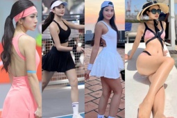 Dàn kiều nữ pickleball làm nóng sân thi đấu: Nhan sắc và tài năng đều tỏa sáng