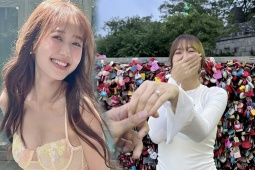 Nhung Gumiho cười rạng rỡ khi được bạn trai cầu hôn