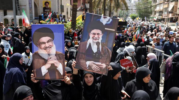 Người dân Lebanon biểu tình hôm 20/6, bày tỏ ủng hộ đối với Iran (ảnh: Reuters) Người dân Lebanon biểu tình hôm 20/6, bày tỏ ủng hộ đối với Iran (ảnh: Reuters)