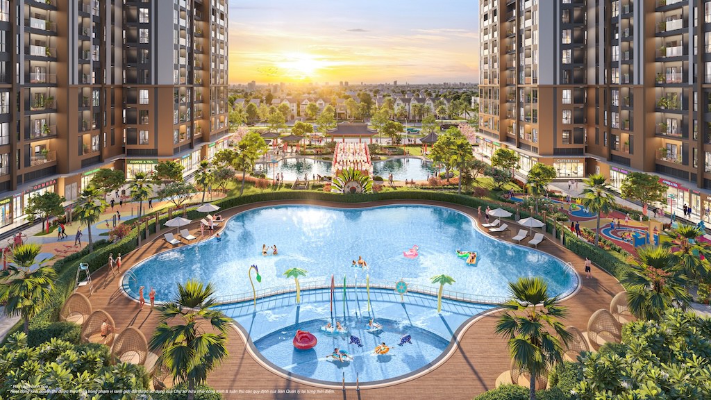 K-Park Avenue sở hữu không gian sống chuẩn resort với bể bơi, vườn thư giãn và những tiện ích đầy cảm hứng.