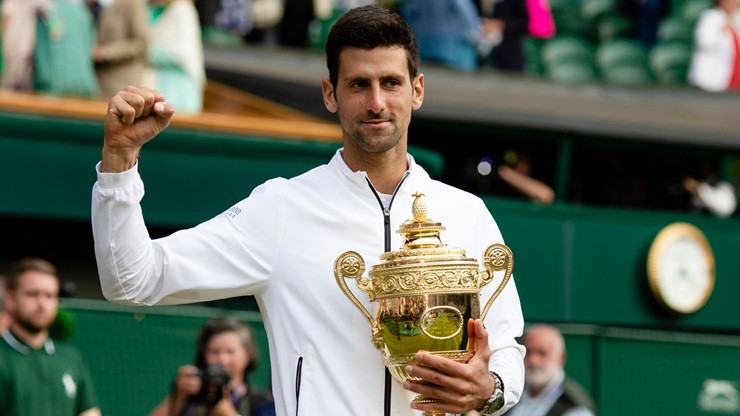Djokovic&nbsp;từng 7&nbsp;lần đăng quang tại Wimbledon